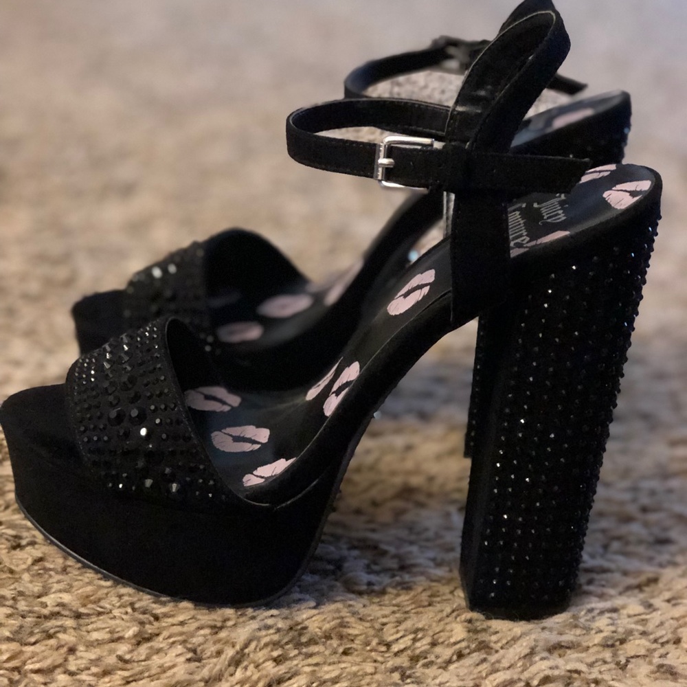 Juicy Couture chunky heels